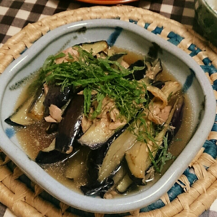 茄子とツナの大葉揚げ浸し